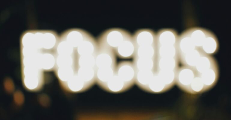 turned on Focus signage